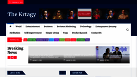 What Thekrtagy.com website looked like in 2023 (1 year ago)