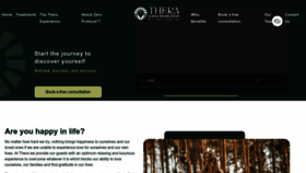 What Thera.rehab website looked like in 2023 (1 year ago)