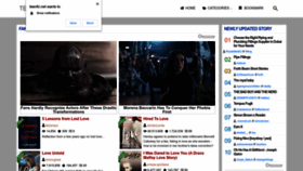 What Teenfic.net website looked like in 2023 (2 years ago)