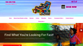 What Tjshouseofbounce.com website looked like in 2023 (1 year ago)