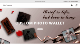 What Tikcustom.com website looked like in 2023 (2 years ago)