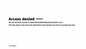 What Thechildrenseducationcentre.co.uk website looked like in 2023 (2 years ago)