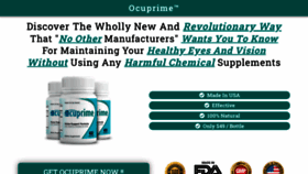 What Try-ocuprime.com website looked like in 2023 (2 years ago)