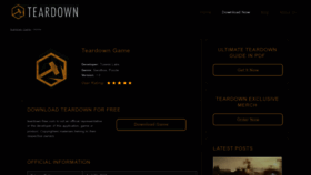 What Teardown-free.com website looked like in 2023 (1 year ago)