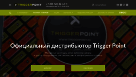 What Triggerpoint.ru website looked like in 2023 (1 year ago)