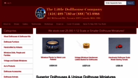 What Thelittledollhousecompany.com website looked like in 2023 (1 year ago)