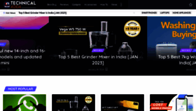 What Technicaladda.in website looked like in 2023 (1 year ago)