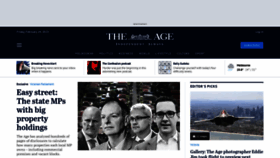 What Theage.com.au website looked like in 2023 (1 year ago)