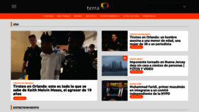 What Terra.com website looked like in 2023 (1 year ago)