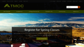What Tmcc.edu website looked like in 2023 (1 year ago)