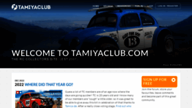 What Tamiyaclub.com website looked like in 2023 (1 year ago)