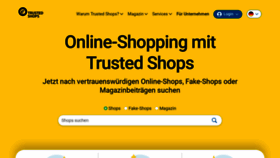 What Trustedshops.de website looked like in 2023 (1 year ago)