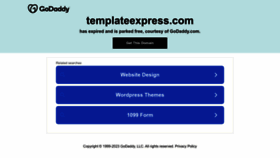 What Templateexpress.com website looked like in 2023 (1 year ago)