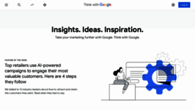 What Thinkwithgoogle.com website looked like in 2023 (1 year ago)
