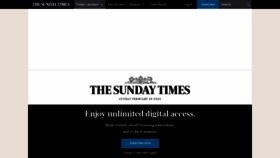 What The-times.co.uk website looked like in 2023 (1 year ago)