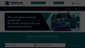 What Trustmark.org.uk website looked like in 2023 (1 year ago)