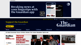 What Theguardian.com website looked like in 2023 (1 year ago)