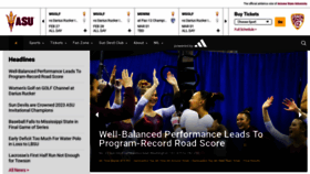 What Thesundevils.com website looked like in 2023 (1 year ago)
