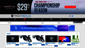 What Trackwrestling.com website looked like in 2023 (1 year ago)