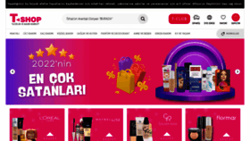 What Tshop.com.tr website looked like in 2023 (2 years ago)