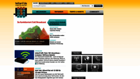 What Teltarif.de website looked like in 2023 (1 year ago)