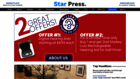 What Thestarpress.com website looked like in 2023 (1 year ago)