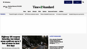 What Times-standard.com website looked like in 2023 (1 year ago)