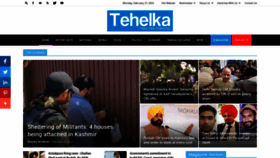 What Tehelka.com website looked like in 2023 (1 year ago)