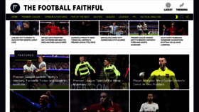 What Thefootballfaithful.com website looked like in 2023 (1 year ago)