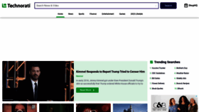 What Technorati.com website looked like in 2023 (1 year ago)
