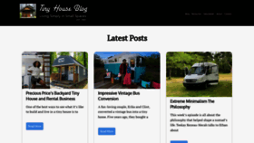 What Tinyhouseblog.com website looked like in 2023 (3 years ago)