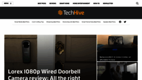 What Techhive.com website looked like in 2023 (1 year ago)