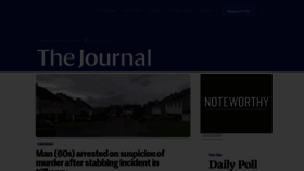 What Thejournal.ie website looked like in 2023 (1 year ago)
