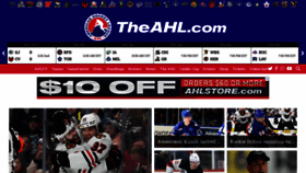 What Theahl.com website looked like in 2023 (1 year ago)