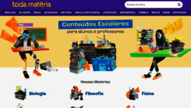 What Todamateria.com.br website looked like in 2023 (1 year ago)