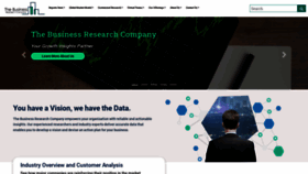 What Thebusinessresearchcompany.com website looked like in 2023 (1 year ago)