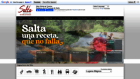 What Turismosalta.gov.ar website looked like in 2023 (2 years ago)