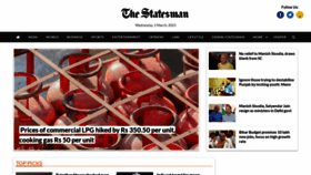 What Thestatesman.com website looked like in 2023 (1 year ago)