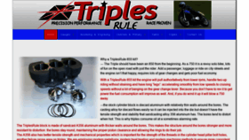 What Triplesrule.com website looked like in 2023 (1 year ago)
