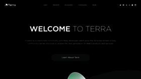 What Terra.money website looked like in 2023 (1 year ago)