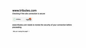 What Tributes.com website looked like in 2023 (1 year ago)