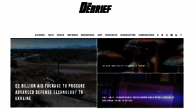 What Thedebrief.org website looked like in 2023 (2 years ago)