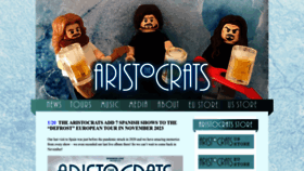 What The-aristocrats-band.com website looked like in 2023 (1 year ago)