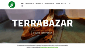 What Terrabazar.cz website looked like in 2023 (1 year ago)