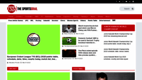 What Thesportsgrail.com website looked like in 2023 (1 year ago)