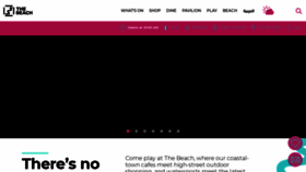 What Thebeach.ae website looked like in 2023 (1 year ago)
