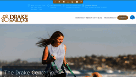 What Thedrakecenter.com website looked like in 2023 (2 years ago)