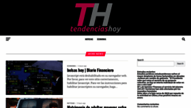 What Tendenciashoy.cl website looked like in 2023 (1 year ago)