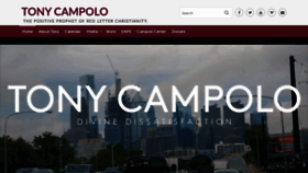 What Tonycampolo.org website looked like in 2023 (1 year ago)