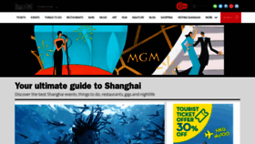What Timeoutshanghai.com website looked like in 2023 (1 year ago)